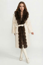 S / Ivory/Brown