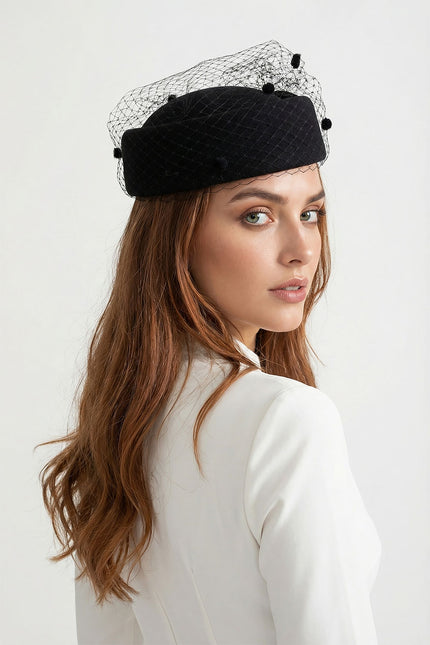 Catalina - Elegant Hat with Bow Accent