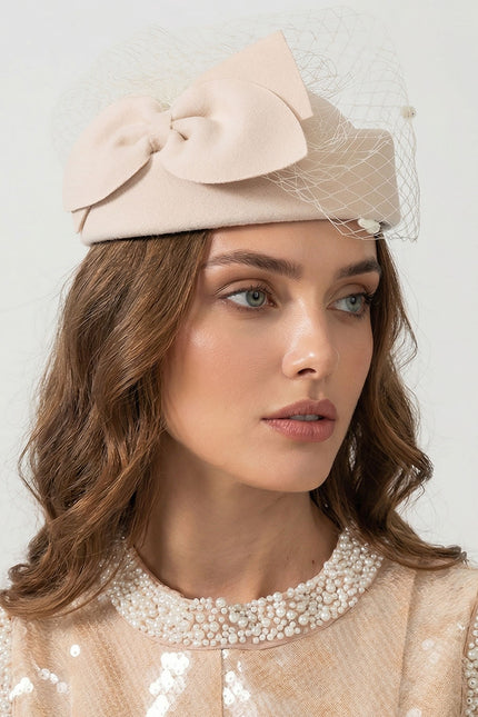 Catalina - Elegant Hat with Bow Accent