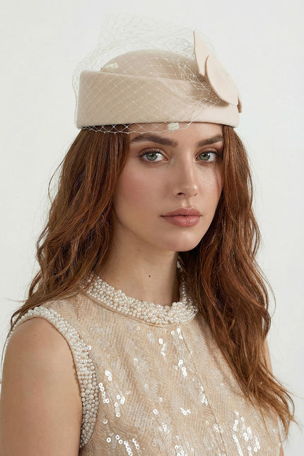 Catalina - Elegant Hat with Bow Accent