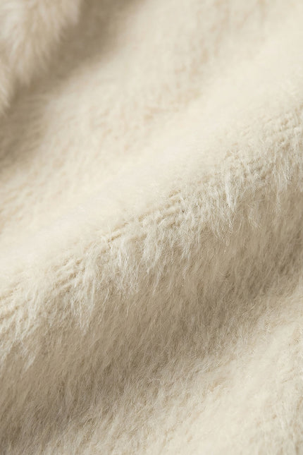 Esmeralda - Luxe Wool Jacket with Belted Waist and Sable Fur