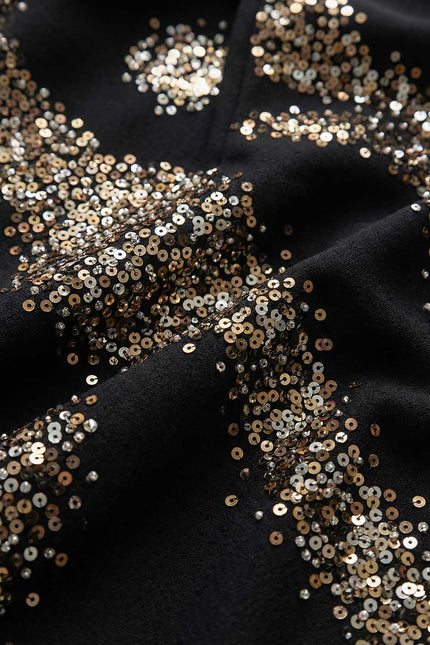 Eva - Embellished Co-Ord Set with Silver and Gold Sequins