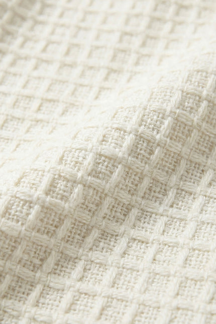 Eveline - Textured Pattern Knit Dress