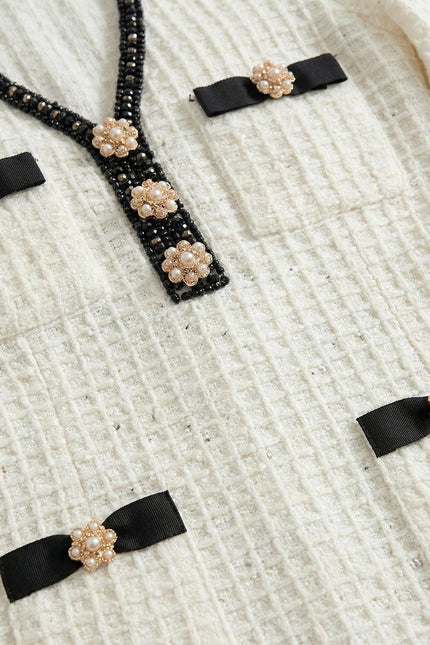 Eveline - Textured Pattern Knit Dress