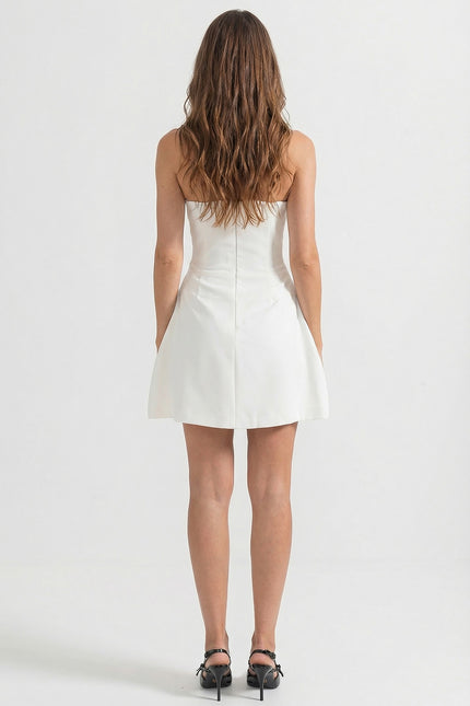 Laurence - Mini Dress with Crystal Embellishments