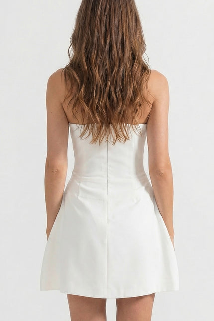 Laurence - Mini Dress with Crystal Embellishments