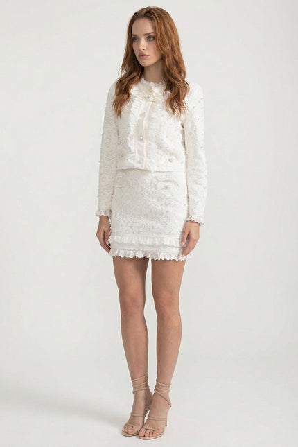 Orsella - Luxury Two-Piece Set with Pearl Detailing