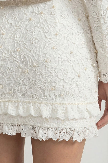 Orsella - Luxury Two-Piece Set with Pearl Detailing